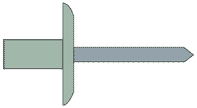 заклепка закрытая глухая герметичная